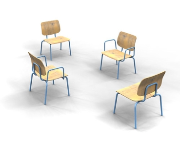 XXL Stühle mit Holzsitzen für Adipositaspatienten
