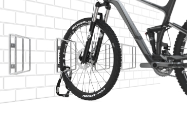 Fahrradständer für die Wandmontage im günstigen 5er-Set, 90°