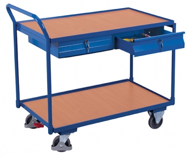 Tischwagen mit abschließbare Schubladen