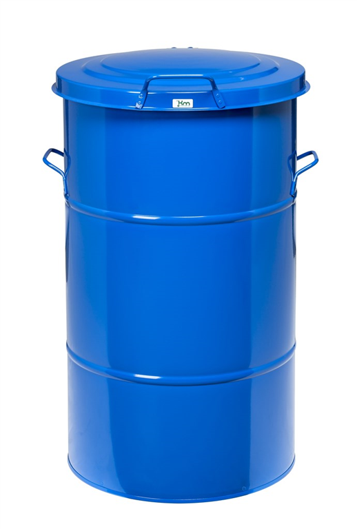 Abfallbehälter SERIE 400 18 ltr Stahlblech rot mit Fußpedal Ø 260 mm H 600  mm