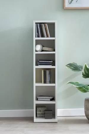 Bücherregal WL5.336 Weiß 21x91 cm Bücherregal WL5.336 Weiß 21x91 cm