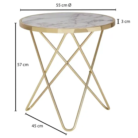 ABMESSUNGEN: Breite: 55 cm - Höhe: 57 cm - Tiefe: 55 cm - Tischplatte: Ø 52 cm - Tischplattenstärke: 3,5 cm - Maximale Belastbarkeit: 3 kg - Weitere Abmessungen finden Sie im Maßbild. ABMESSUNGEN: Breite: 55 cm - Höhe: 57 cm - Tiefe: 55 cm - Tischplatte: Ø 52 cm - Tischplattenstärke: 3,5 cm - Maximale Belastbarkeit: 3 kg - Weitere Abmessungen finden Sie im Maßbild.