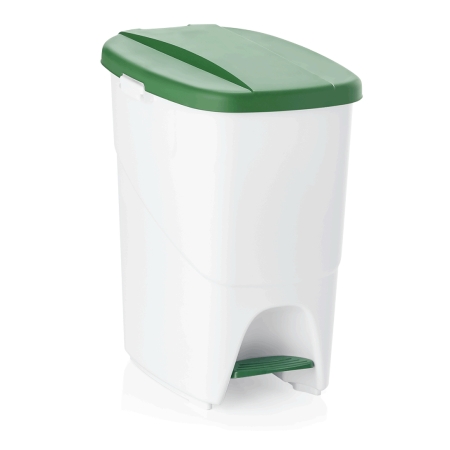 Erweiterbarer Abfallbehälter 25 l Inhalt Typ AB 120 mit grünem Deckel