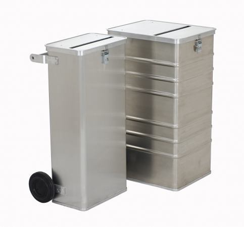 Aluminium Entsorgungsbehälter für Akten