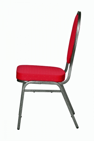 Bankettstühle Favorit rot (Seitenansicht)