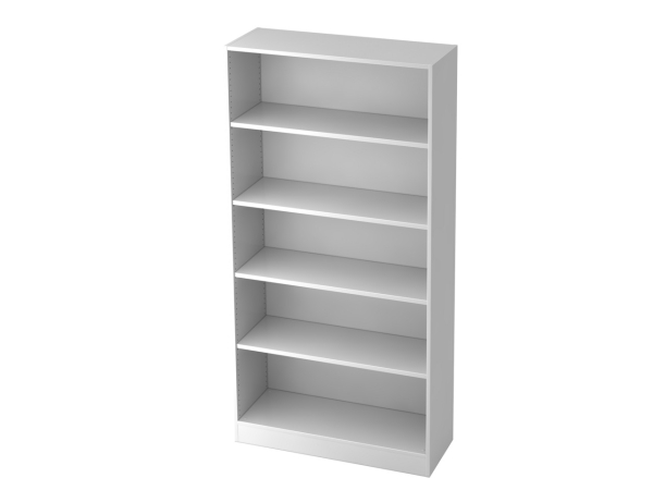 Offener Büroschrank mit 100 x 40 x 200,4 cm, Typ S, weiß