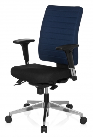 Design Bürostühle schwarz blau