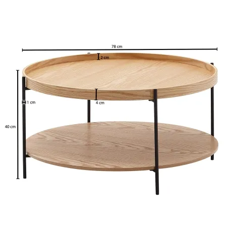 Breite: 78 cm - Tiefe: 78 cm - Höhe: 40 cm - Tischplattenstärke: 1,5 cm - Materialstärke Metall: 1 cm Breite: 78 cm - Tiefe: 78 cm - Höhe: 40 cm - Tischplattenstärke: 1,5 cm - Materialstärke Metall: 1 cm