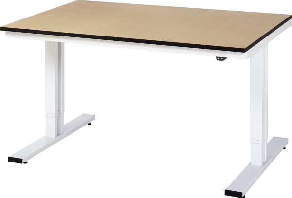 Elektrisch höhenverstellbarer Werktisch 1500 x 1000 mm (B x T) Typ EWT mit MDF-Arbeitsplatte