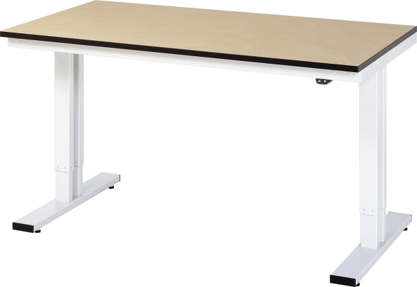 Elektrisch höhenverstellbarer Werktisch 1500 x 800 mm (B x T) Typ EWT mit MDF-Arbeitsplatte