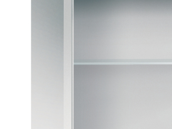 Glas-Einlegeboden für Büro-Schiebetürenschränke RON 2000 1196 x 327 mm (B x T)