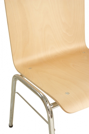 Holzschalenstühle - Stapelstühle Triton (Detail)