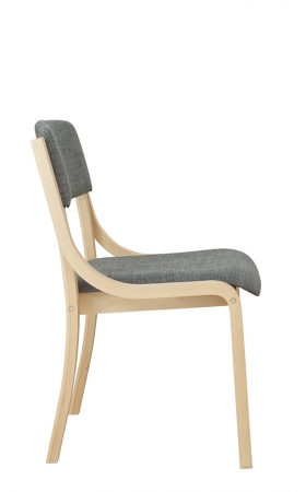 Holzstühle - Besucherstühle Modell Radek (Seitenansicht)