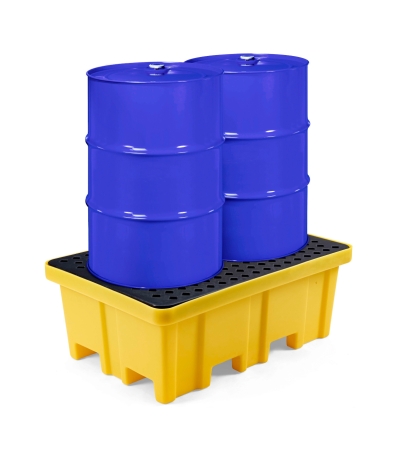 Kunststoff-Auffangwanne für 2 x 200 Liter Fässer