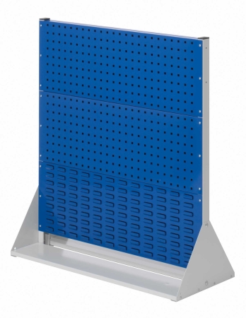 Lochplattenwand Gr. 3 doppelseitig System Typ 53D, für Universalhalter u. Lagersichtkästen, RAL 5010 enzianblau