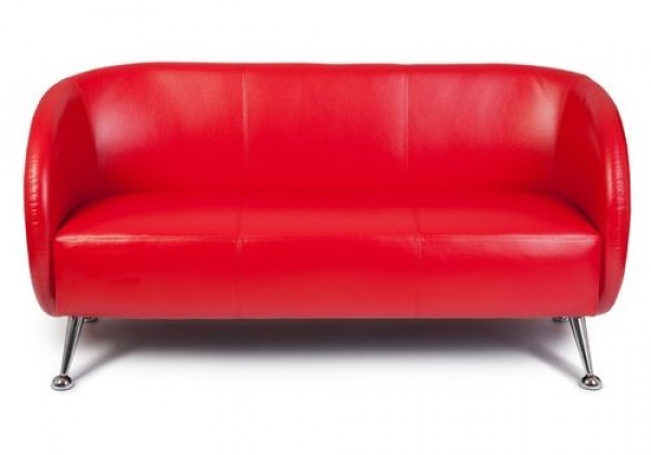 Lounge Sofa 3 Sitzer rot