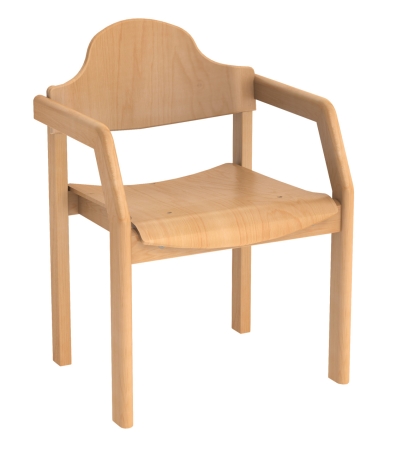 Massivholzstühle - Holzstühle mit Armlehnen (Mabelle)