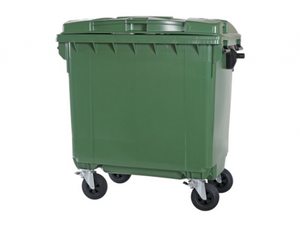 Großmüllbehälter 770 Liter - Großer Müllbehälter rollbar grün