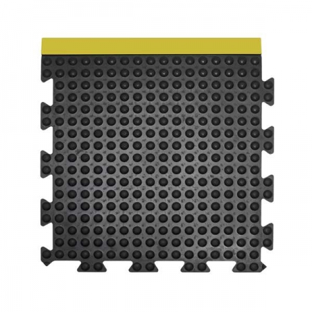 Noppen-Industriematten Conect-Arbeitsplatzmatten (Seitenkante gelb)