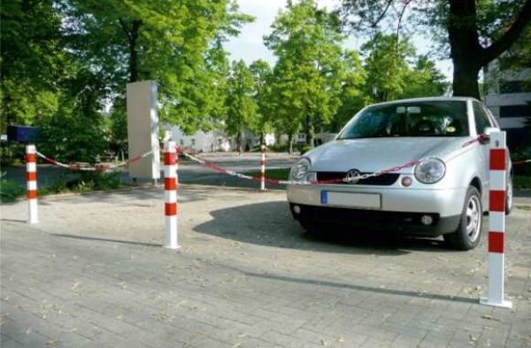 Kunststoff-Absperrkette  Ø 8 mm für Parkplatzsperren