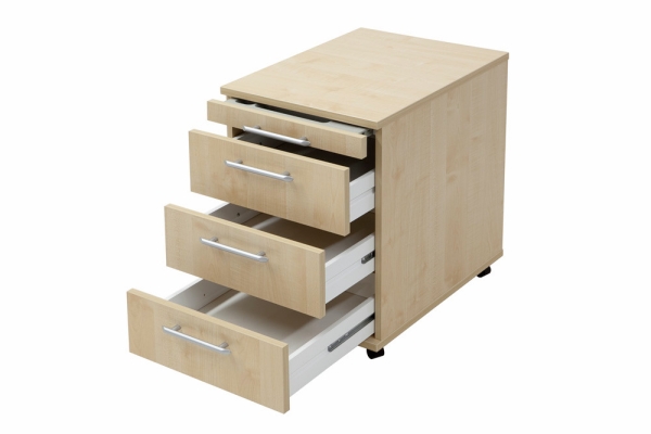 Rollcontainer vom Typ BC Holz-Büromöbel