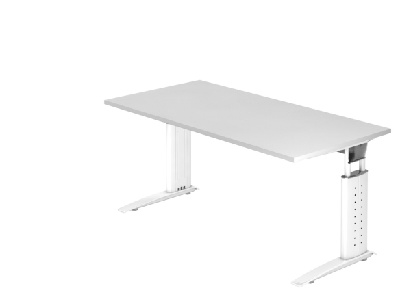 Schreibtisch 160 x 80 cm Typ U160 höhenverstellbar