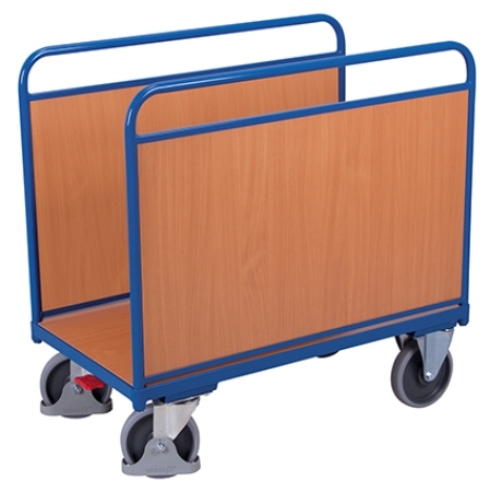 Seitenbügelwagen mit abnehmbare Holzwände (Langmaterialwagen)