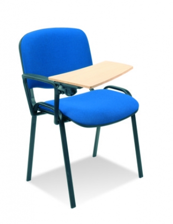 Seminarstühle mit Schreibplatte u. Ablagekorb (Modell Cillian)