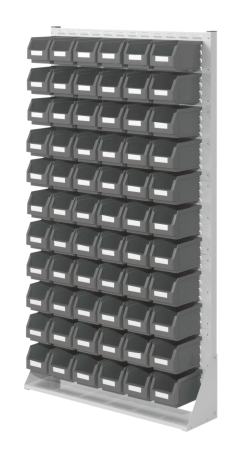 Sichtlagerkastenregal System Typ 54 inkl. 66 x Größe 5 Sichtlagerkästen
