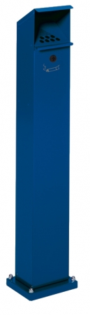 Standascher für den Außenbereich blau - Outdoor Standaschenbecher