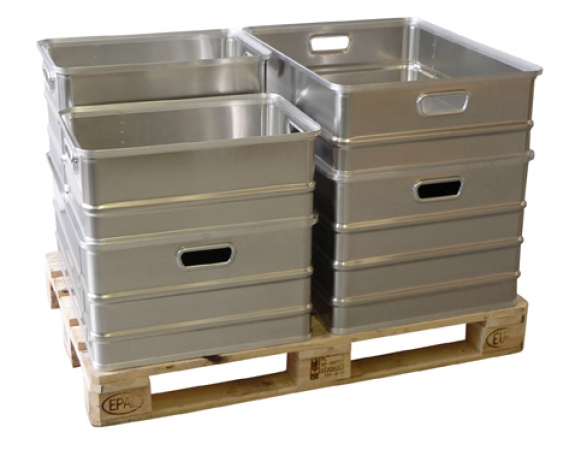 Stapelbare Aluminiumboxen - Alu Stapelkisten