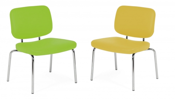 Stuhl für Schwergewichtige grün u. gelb, auch mit Armlehnen möglich
