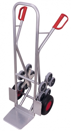 Aluminium Treppensackkarre mit Standard-Sackkarrenrädern