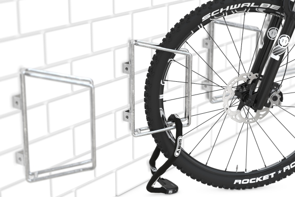 Wand-Fahrradständer (Reihenparker) für 45° schräge Einfahrt links/rechts montierbar Typ FS500