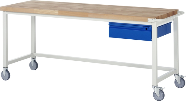 Werkbank rollbar mit Schublade in höchster Qualität: 2000 mm Breite