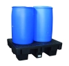 Auffangwanne AWKplus für 2 x 200 Liter Fässer mit Rost