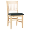 Gastronomie Stühle: Holzstühle mit Polstersitz