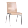Holzschalenstühle stapelbar - Besucherstühle Genian 4.3