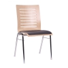 Holzschalenstühle mit Sitzpolster - Besucherstühle Genian 4.3