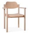 Holzstühle Typ A1 mit Armlehnen, komplett ungepolstert