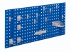 Lochplattenwand Set 1000 x 450 mm | System Typ 1 RAL 5010 enzianblau