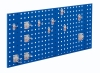 Lochplattenwand Set 1000 x 450 mm | System Typ 2 RAL 5010 enzianblau