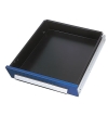 Schublade 100 x 500 mm für Werkezugschrank blau