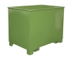 Stahlbehälter Öl- und wasserdicht grün von fintabo® Stapelbehälter