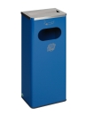 Preisgünstiger Standascher mit Abfallbehälter enzianblau (RAL 5010)