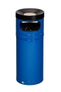 Standascher für Sandbefüllung mit Abfallbehälter blau für Kunststoffbeutel