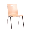 Holzschalenstühle - Besucherstühle mit Griffloch Genian 4.0