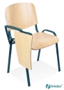 Stühle für Schulungen mit Schreibplatte