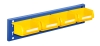 Blaue Wandschienen-Schlitzplatte inkl. Sichtlagerkästen Set-Typ 1