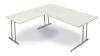 Winkelschreibtisch bestehend aus 180 x 80 cm Schreibtisch + Anbautisch mit 100 x 60 cm.